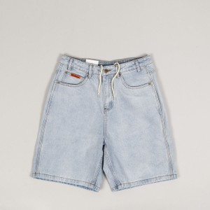 Butter Goods Baggy Denim Shorts Light Blue